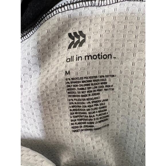 NWT All In Motion Textured Knit Hoodie in Charcoal SIZE MEDIUM - Picture 5 of 7